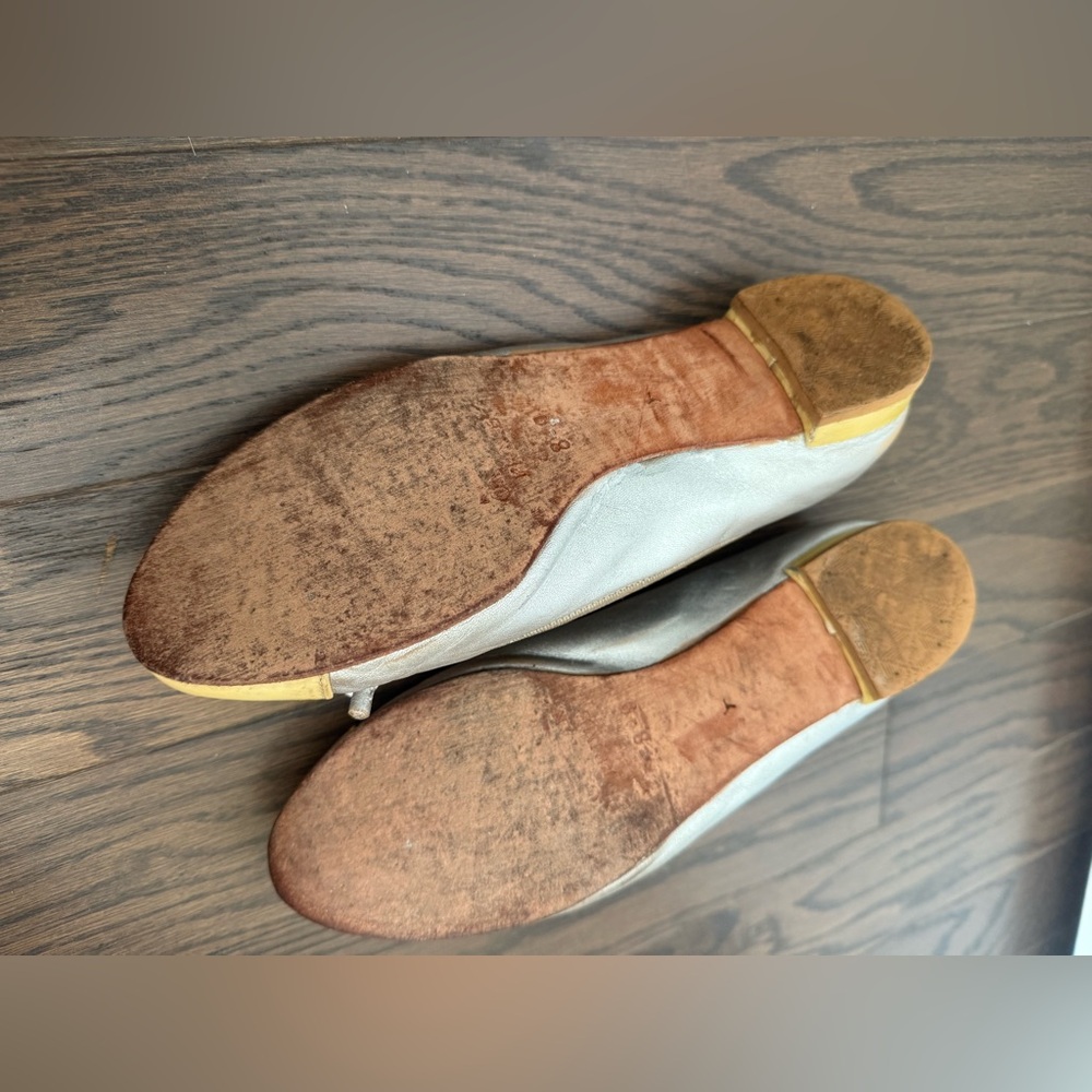 Prada Leather Ballet Flats Size 8-9 - Picture 13 of 13